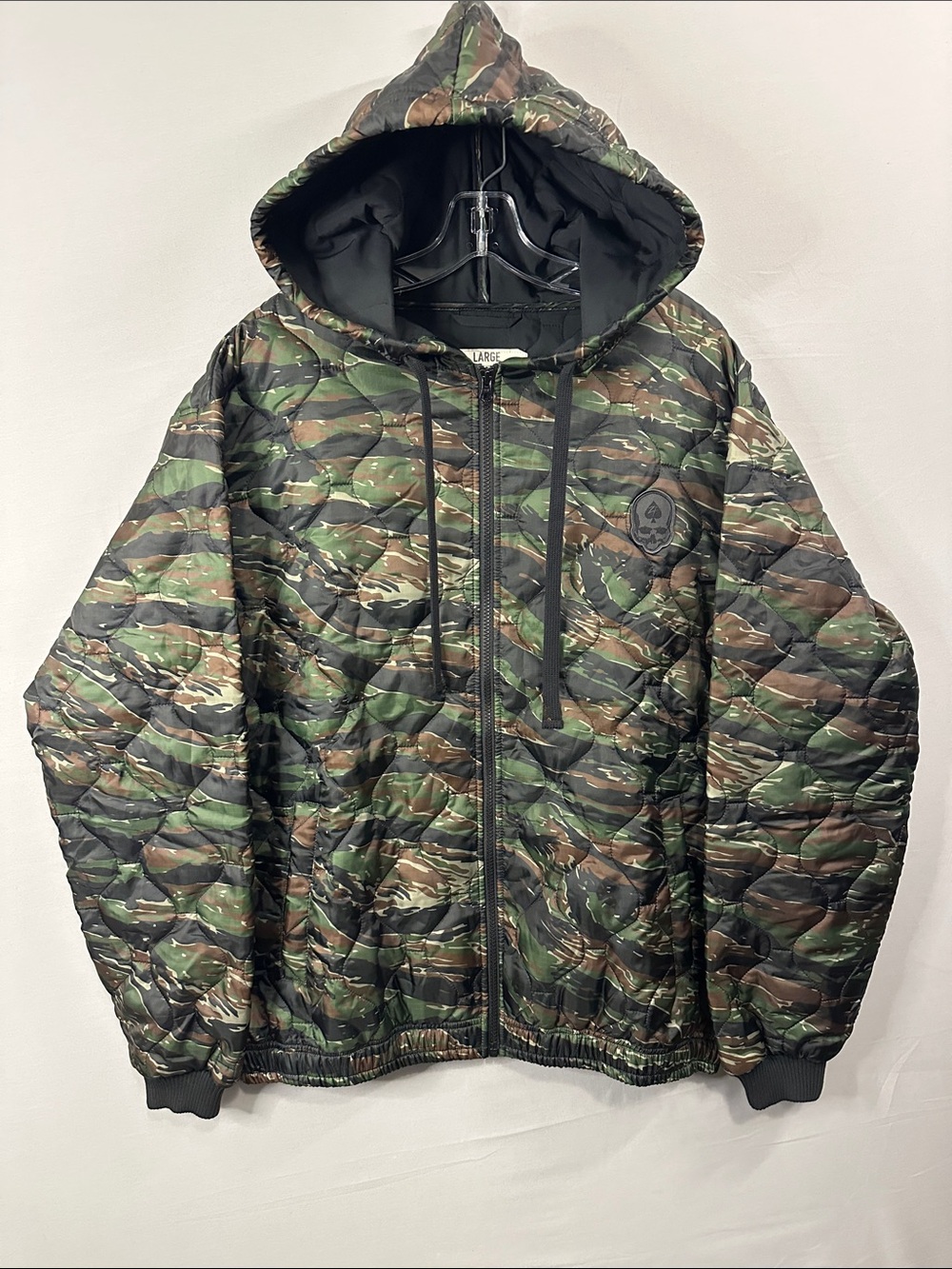 Zero Foxtrot Woobie Zip Hoodie Quilted Camo Jacket Men’s Large